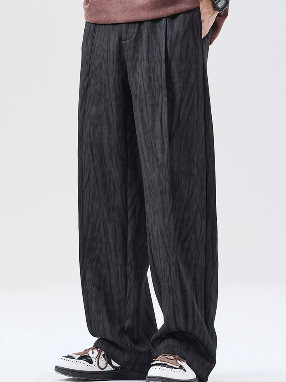 Men's Full Size Wide Leg Casual Pants Plus Size, view 6