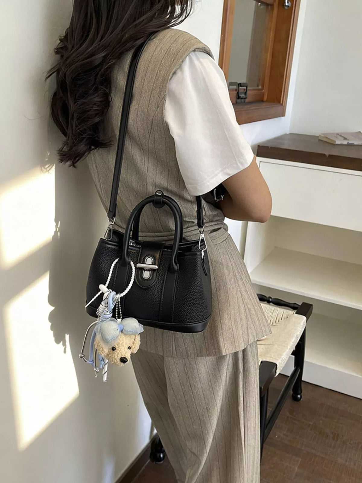 Top Handle Crossbody Bag