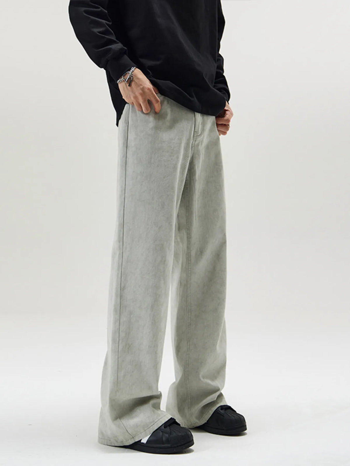 Men's Full Size Wide Leg Pants Plus Size - Lilixa.store