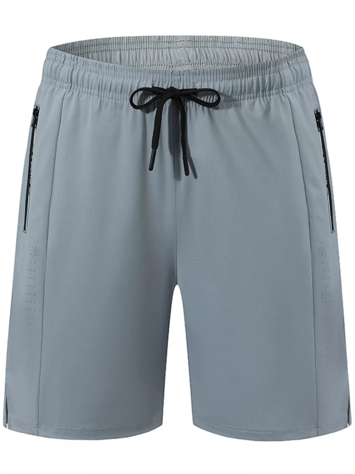 Men's Plus Size Quick Dry Athletic Shorts in Gray