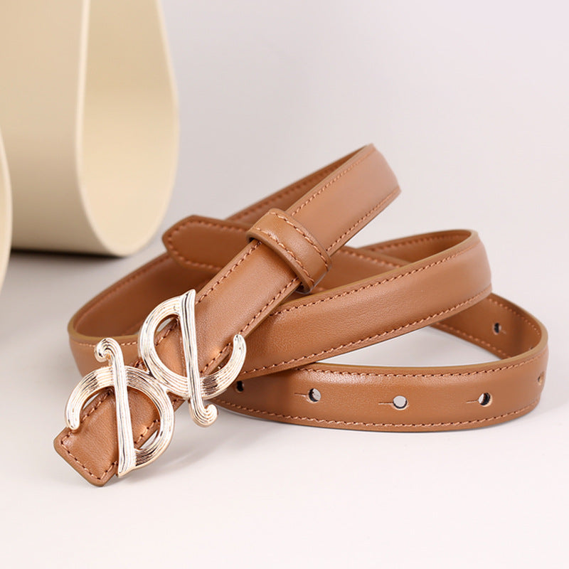 Buckle Leather Belt - Lilixa.store