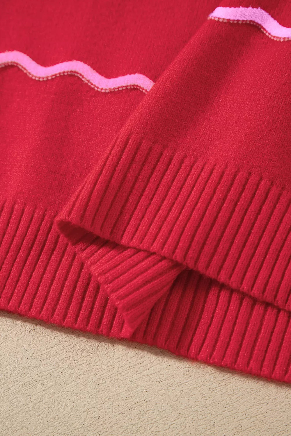 Striped Round Neck Long Sleeve Shift Pullover Sweater - Lilixa.store