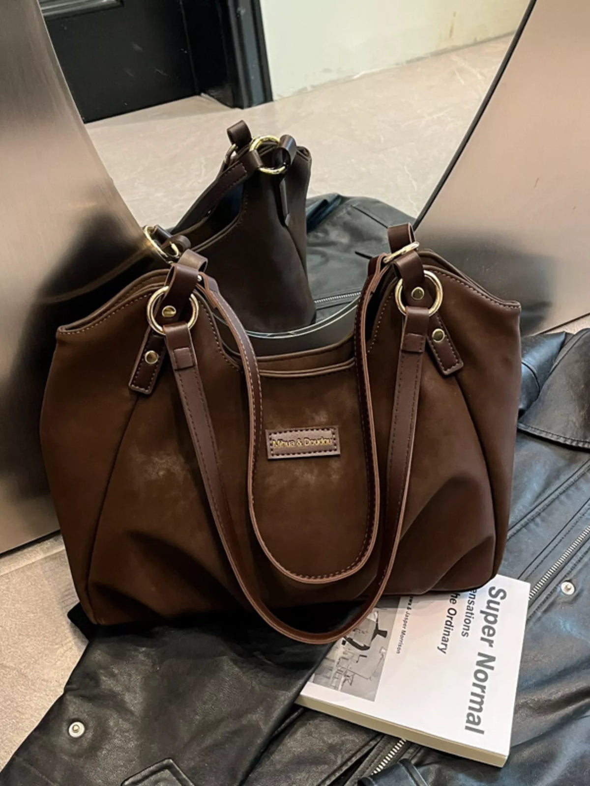Vintage Suede Handbag