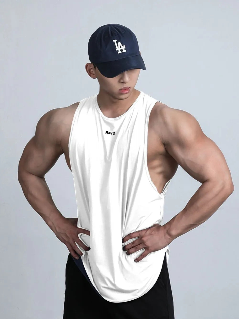 Men's Plus Size Round Neck Tank - Lilixa.store