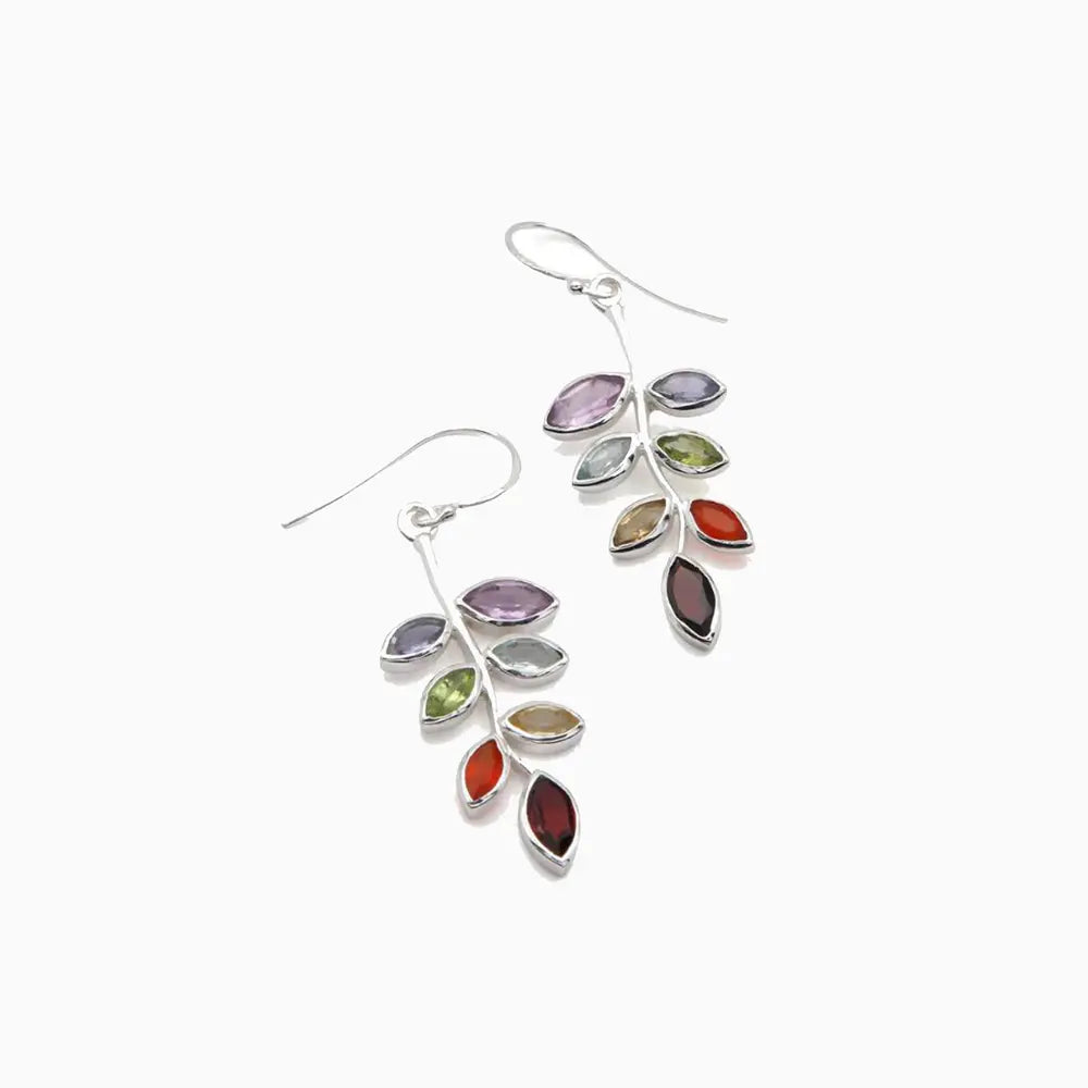 Leaf Shape Alloy Earrings - Lilixa.store