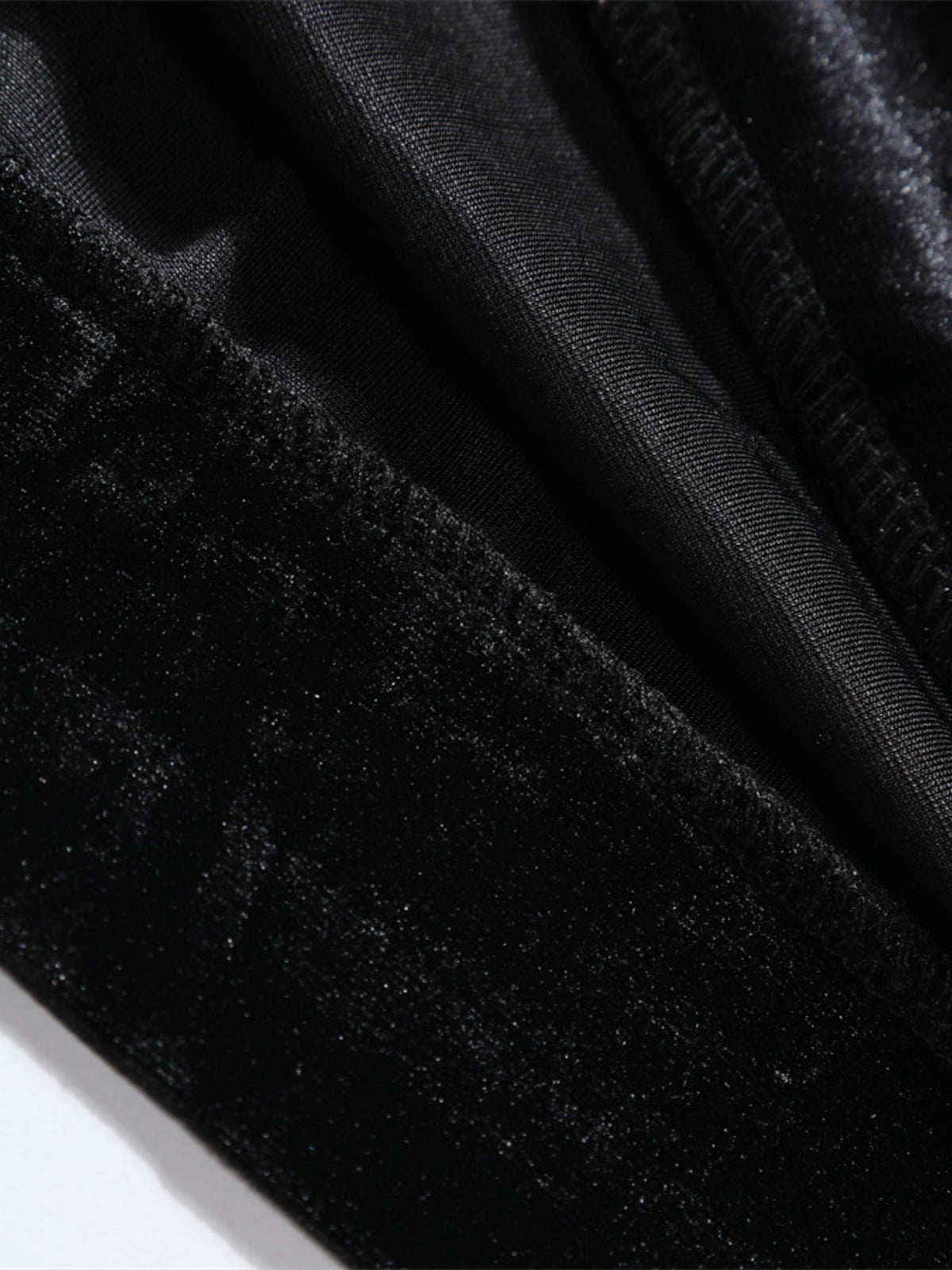 Men's Velvet Turtleneck Long Sleeve T-Shirt - Lilixa.store