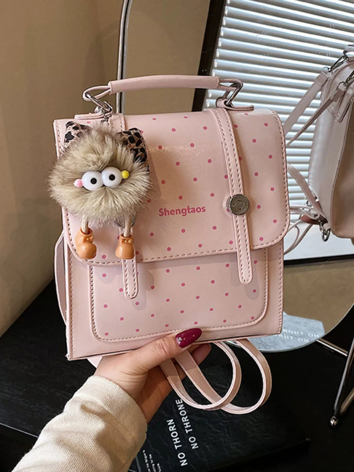 Polka Dot Backpack Bag - Lilixa.store