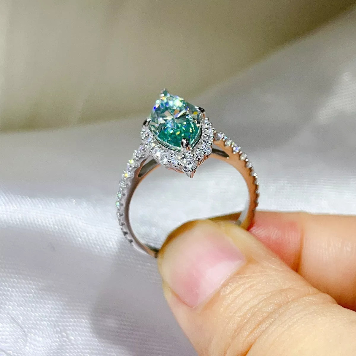 3 Carat 925 Sterling Silver Moissanite Ring - Lilixa.store