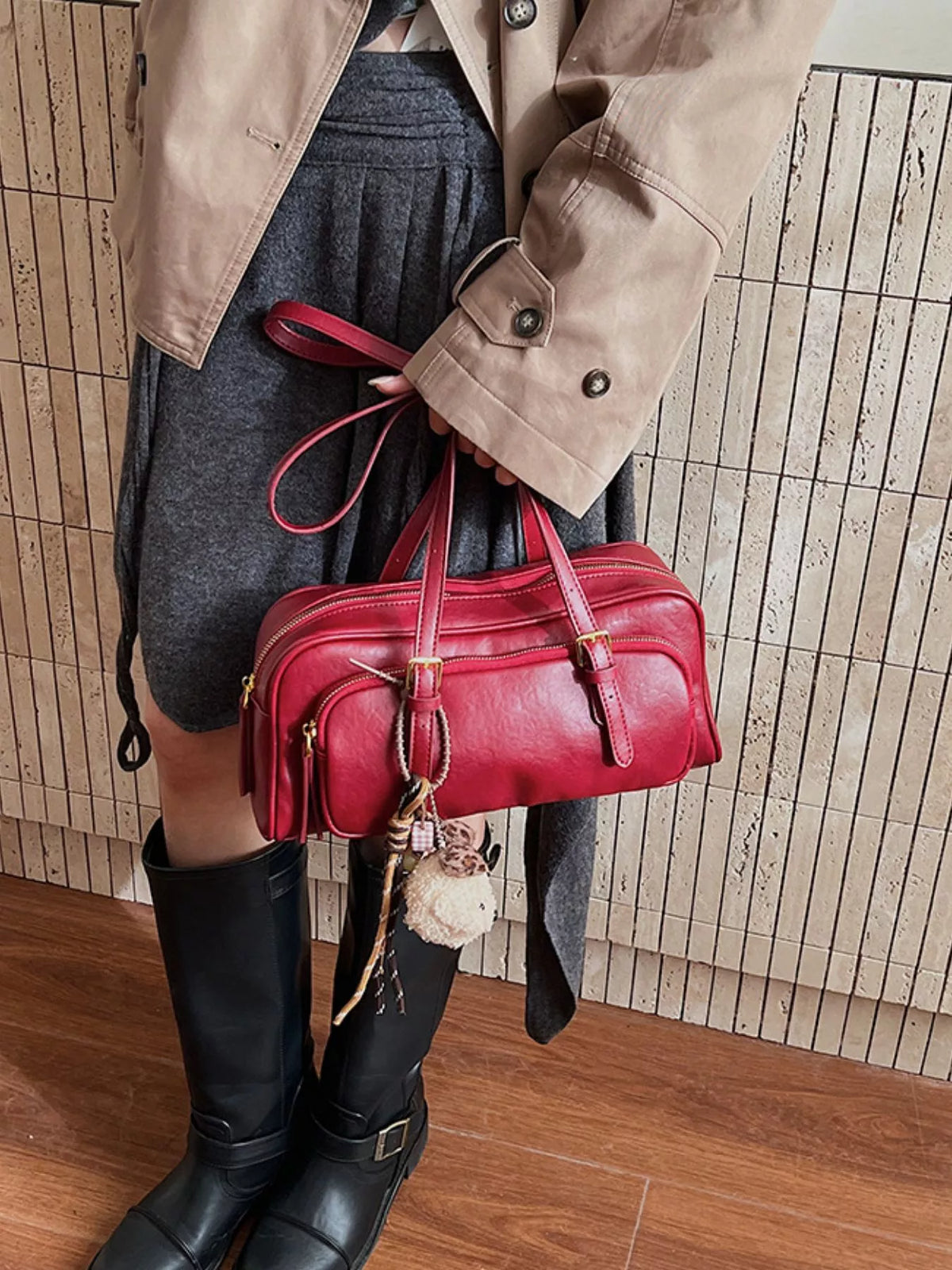 PU Leather Shoulder Bag - Lilixa.store