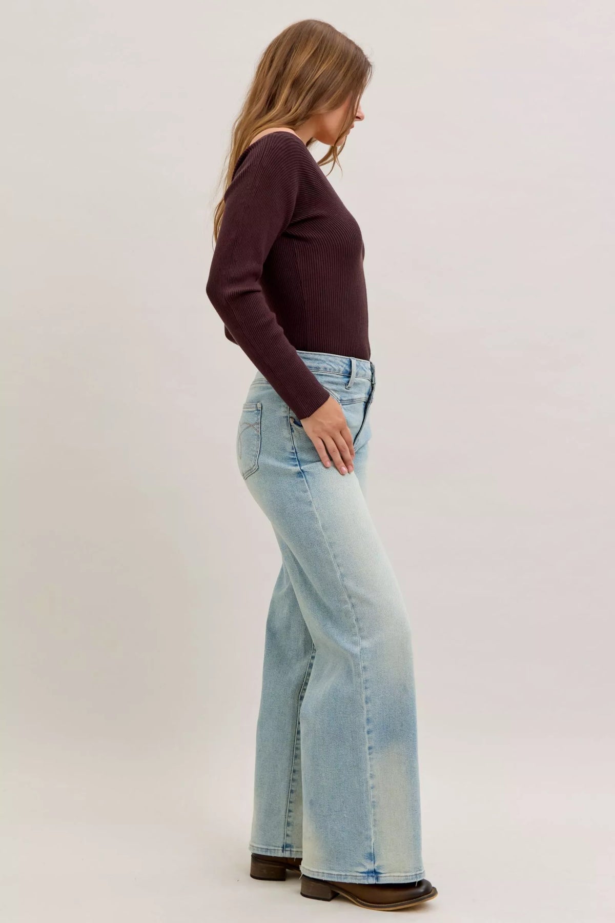 Judy Blue High Waist Column Straight Jeans - Lilixa.store