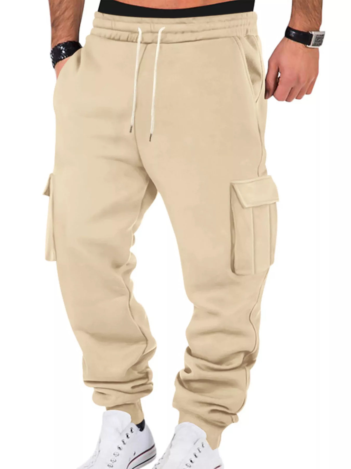 Men's Full Size Casual Joggers with Multi-Pocket Plus Size - Lilixa.store