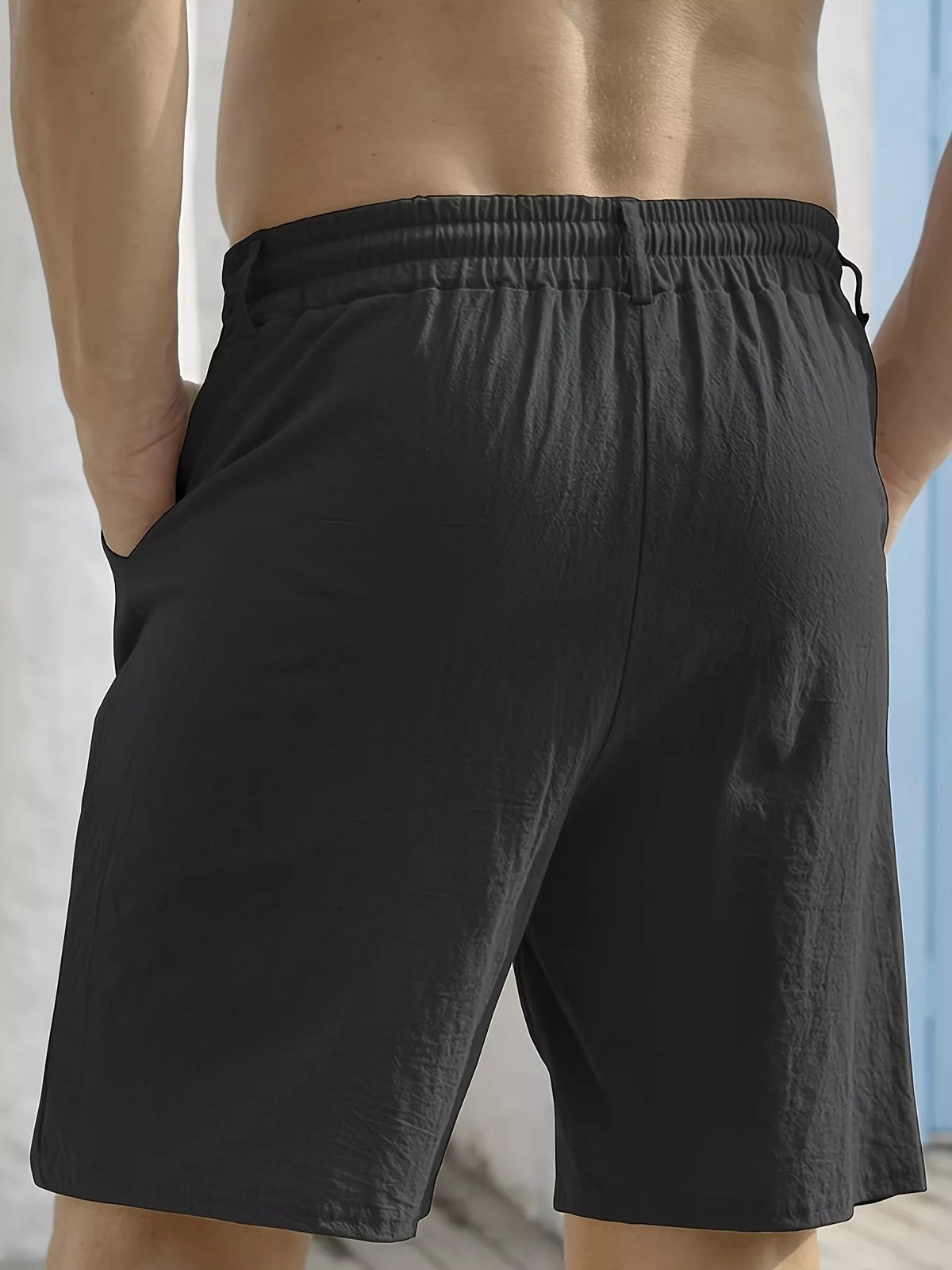Men' Full Size Lightweight Drawstring Shorts Plus Size - Lilixa.store