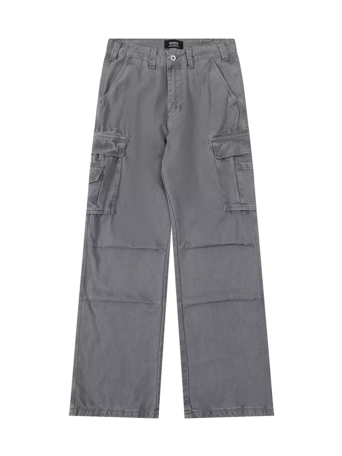 Men's Vintage Washed Loose-Fit Multi-Pocket Cargo Pants