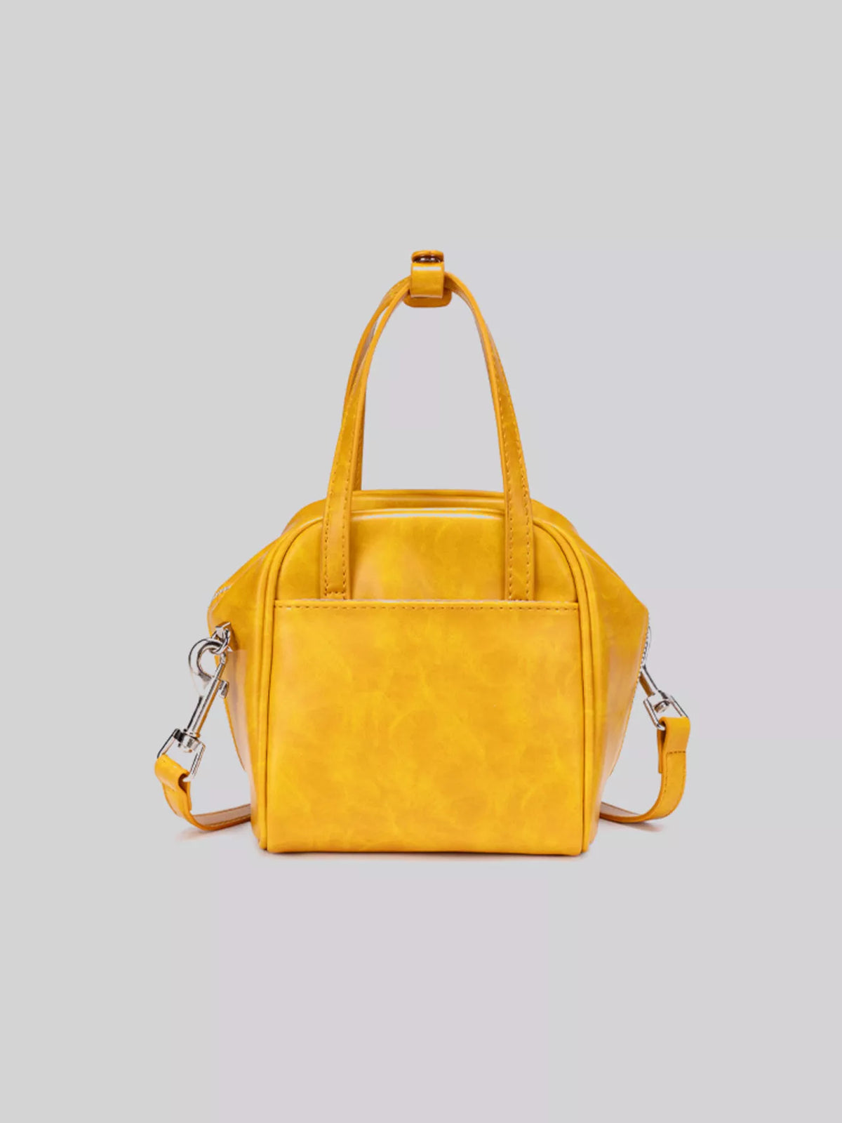 Star-Charm PU Leather Crossbody Bag in Yellow, view 4