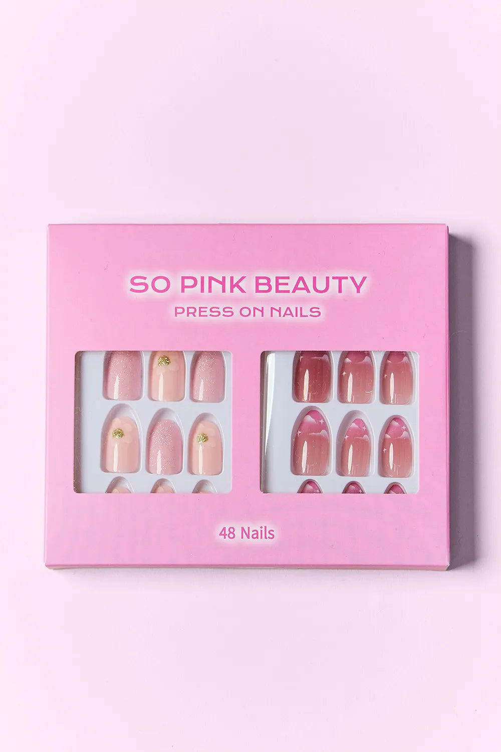 SO PINK BEAUTY Press On Nails 2 Packs - Lilixa.store