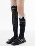 Lace Over-the-Knee Hollow-Out Stockings - Lilixa.store
