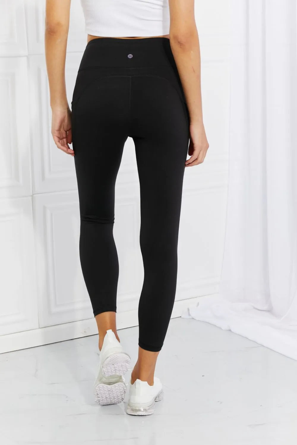 Leggings Depot Full Size Strengthen and Lengthen Reflective Dot Active Leggings - Lilixa.store