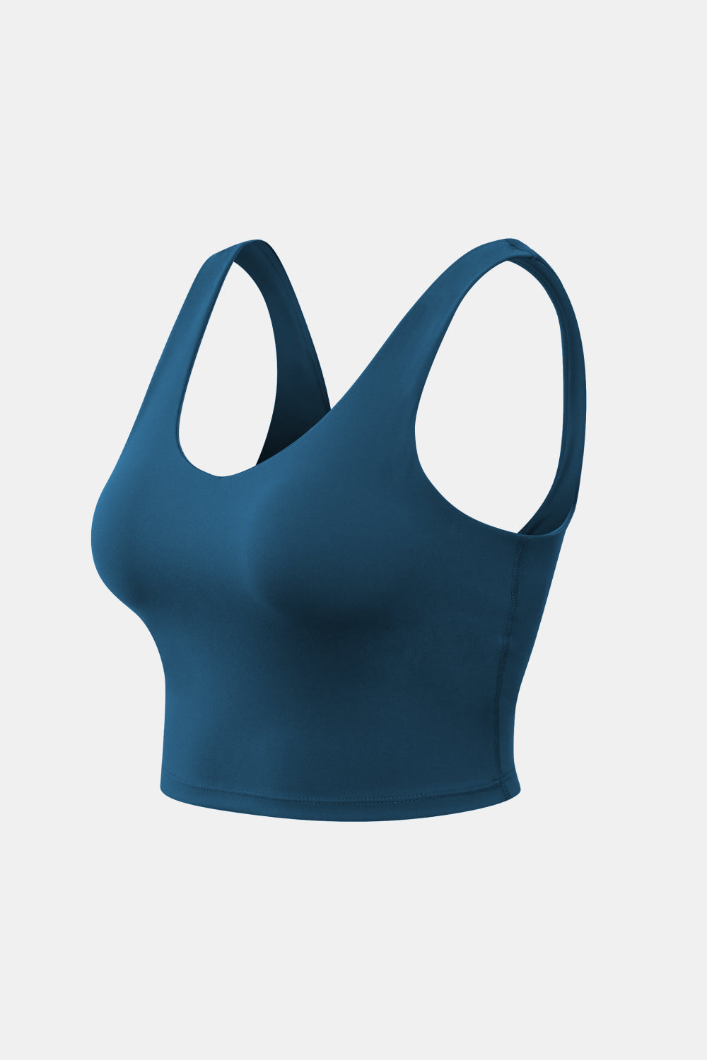 Cropped Scoop Neck Active Tank Top - Lilixa.store