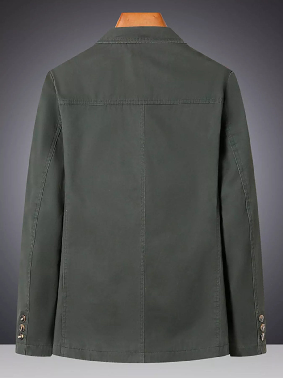 Men's Plus Size Lapel Collar Long Sleeve Blazer - Lilixa.store