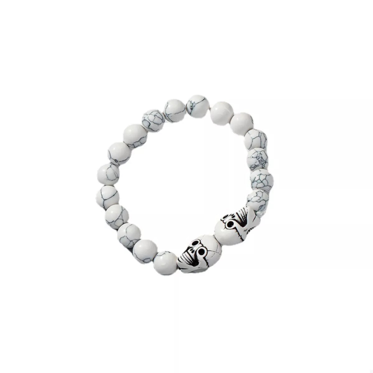Halloween Skull Beaded Bracelet - Lilixa.store