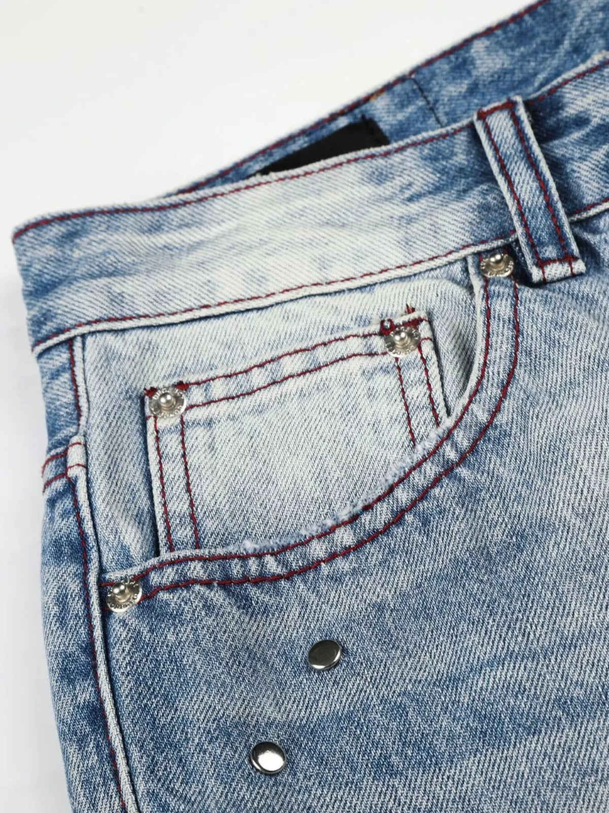 Men's Distressed Wide-Leg Jeans - Lilixa.store