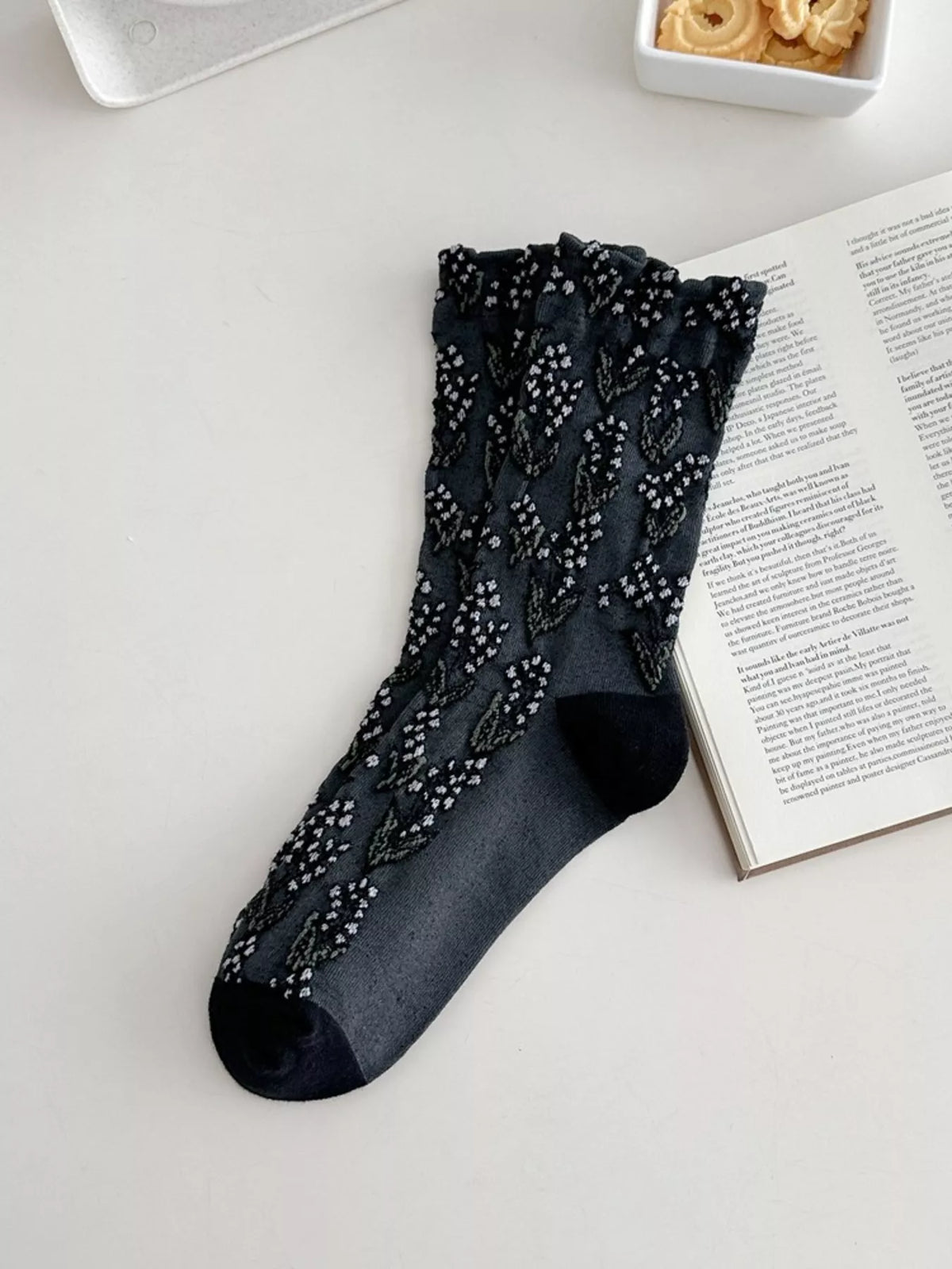 Vintage Textured Crew Socks - Lilixa.store