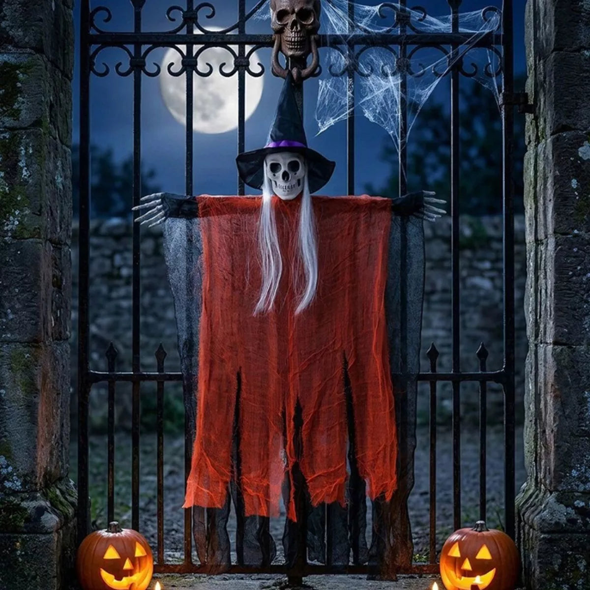 Halloween Skeleton Hanging Ghost Hanging Decorative Ornament - Lilixa.store