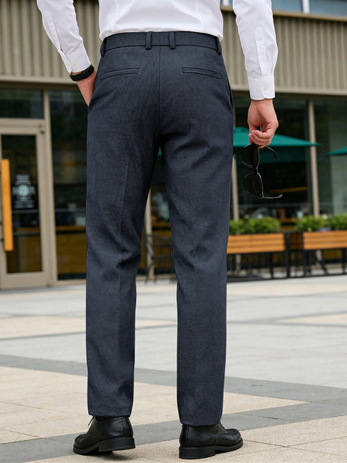 Men's Full Size Classic Fit Dress Pants Plus Size, view 10