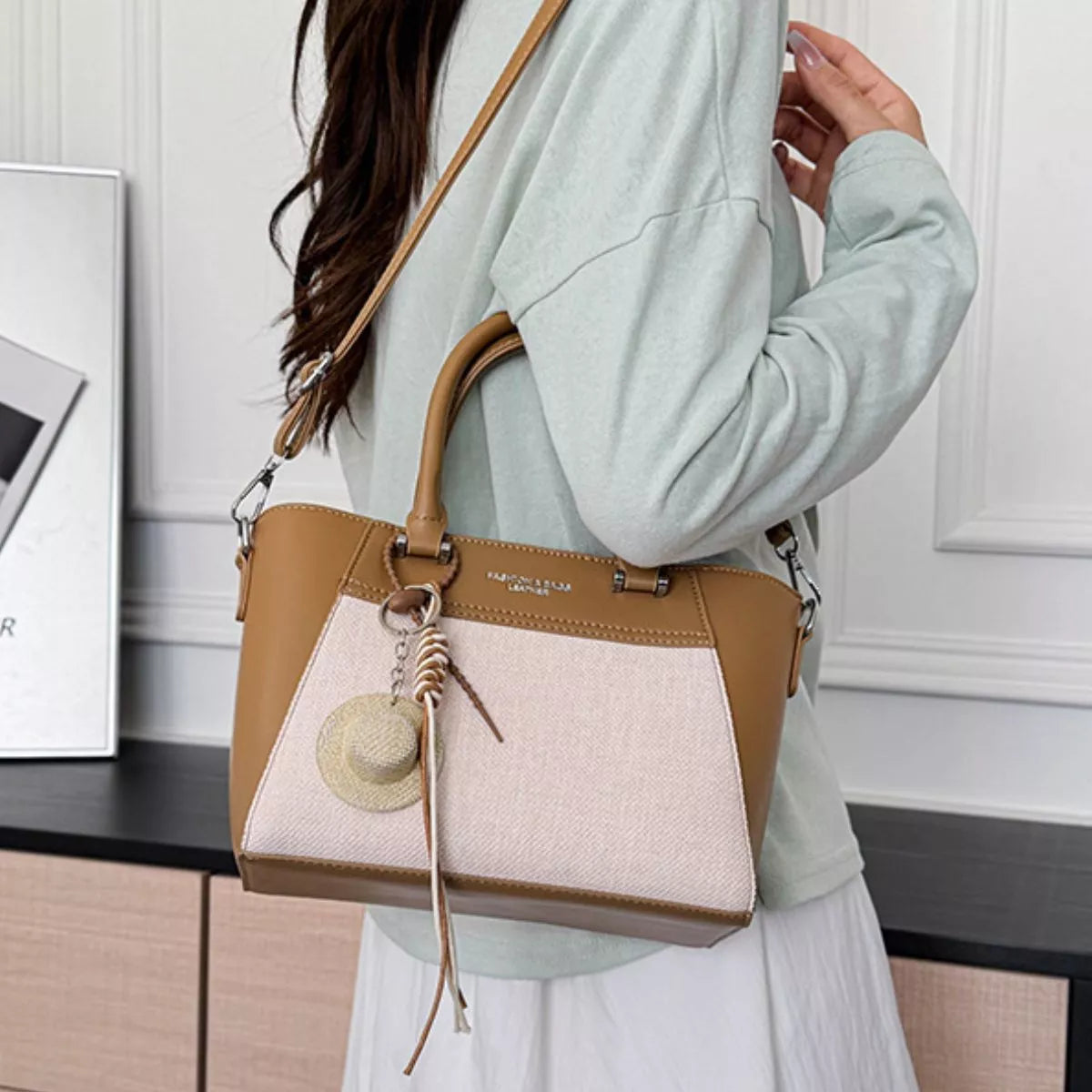 Top Handle Crossbody Bag