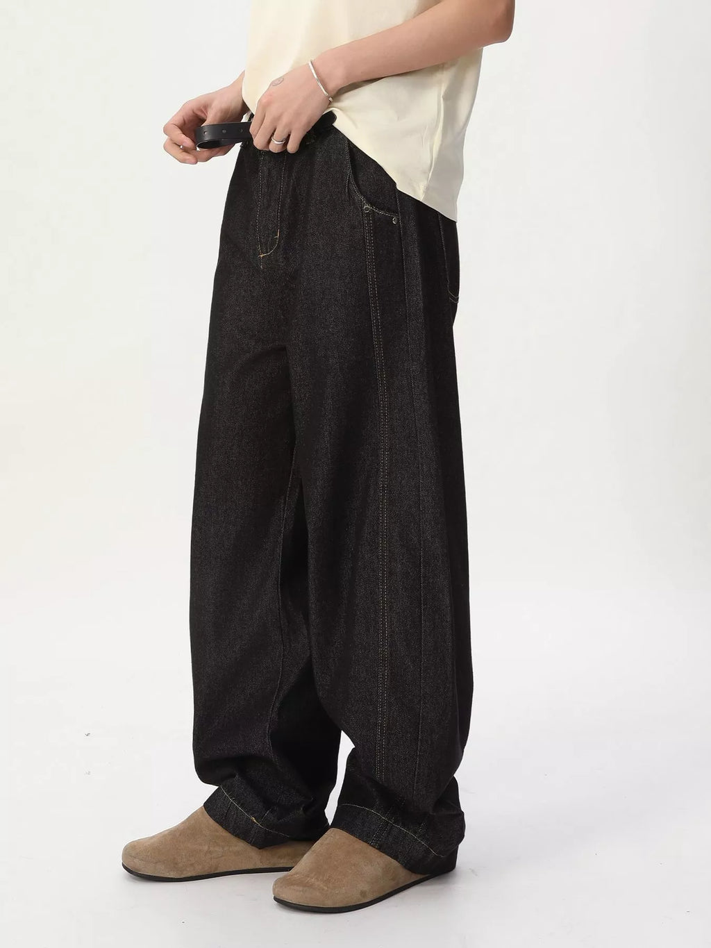 Men's Wide-Leg Jeans - Lilixa.store
