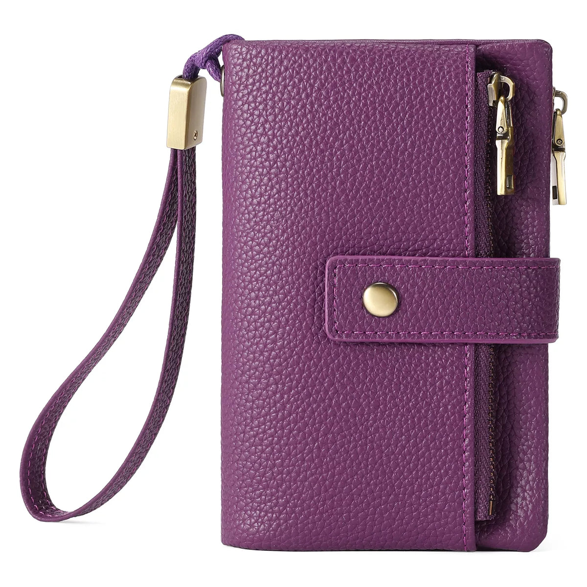 Solid Color Leather Wallet - Lilixa.store