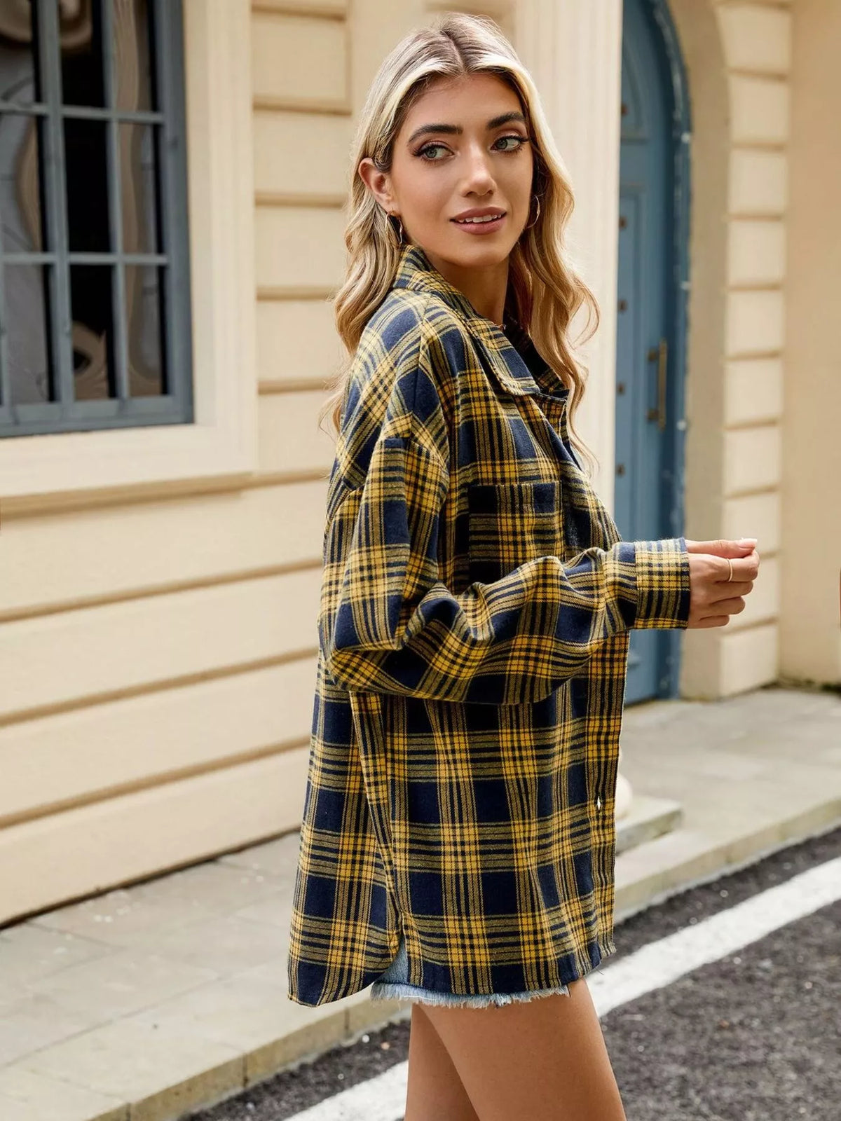 Plaid Button Up Shirt, view 11