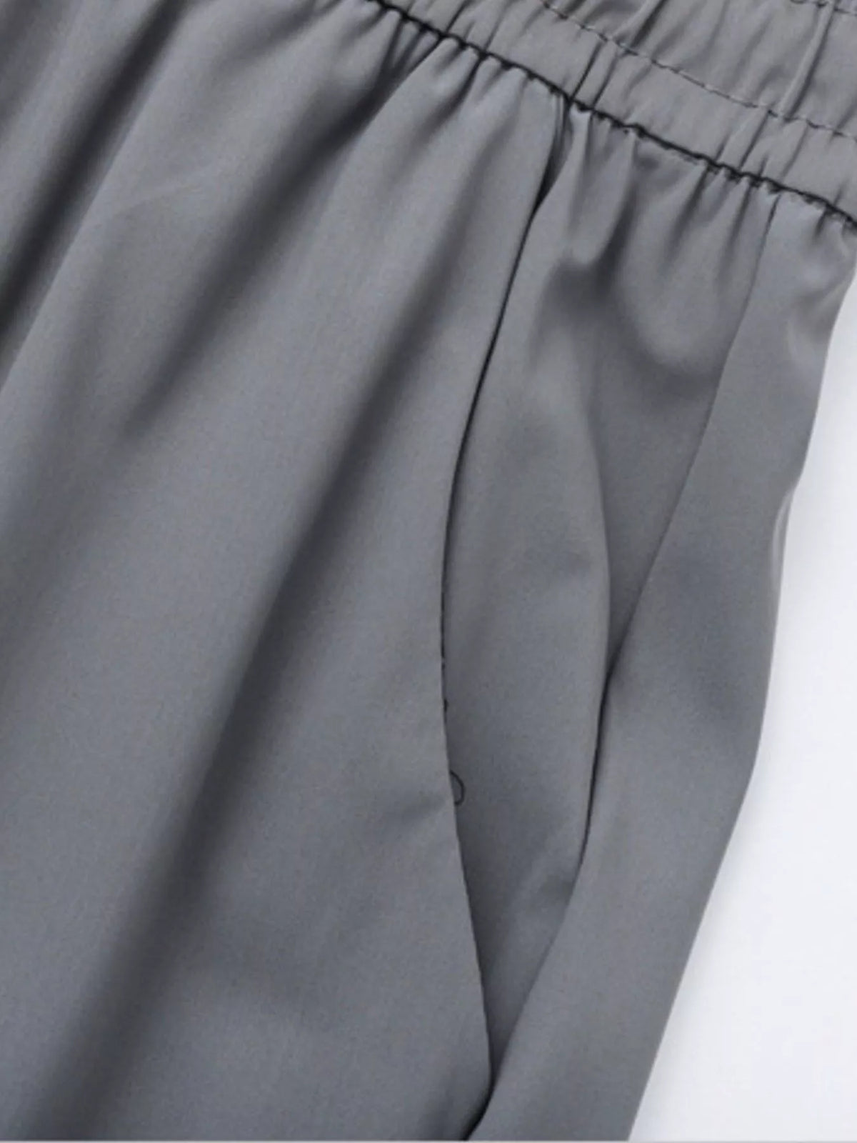 Men's Plus Size Casual Drawstring Wide-Leg Pants, view 2