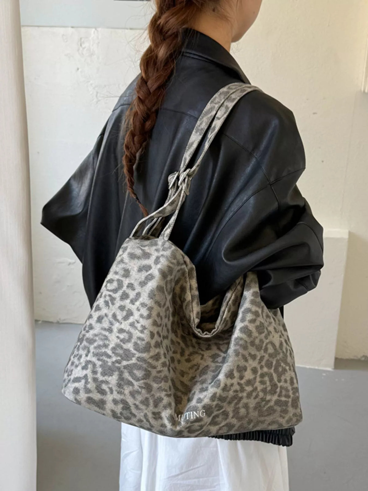 Leopard Print Shoulder Bag - Lilixa.store