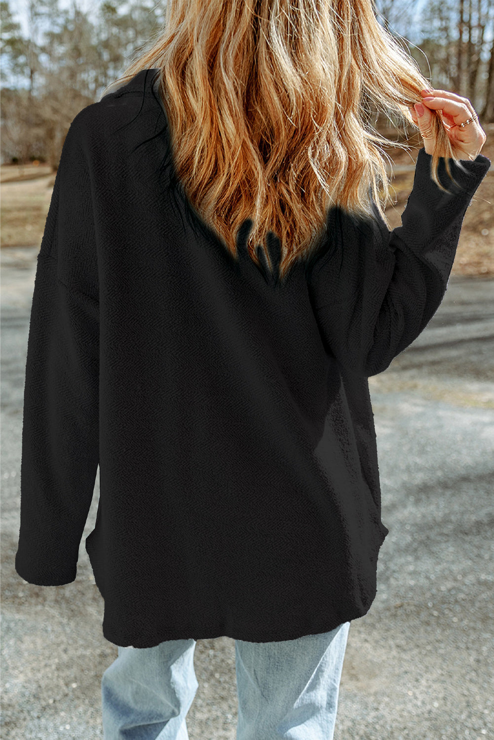 Button Down Long Sleeve Jacket, view 4