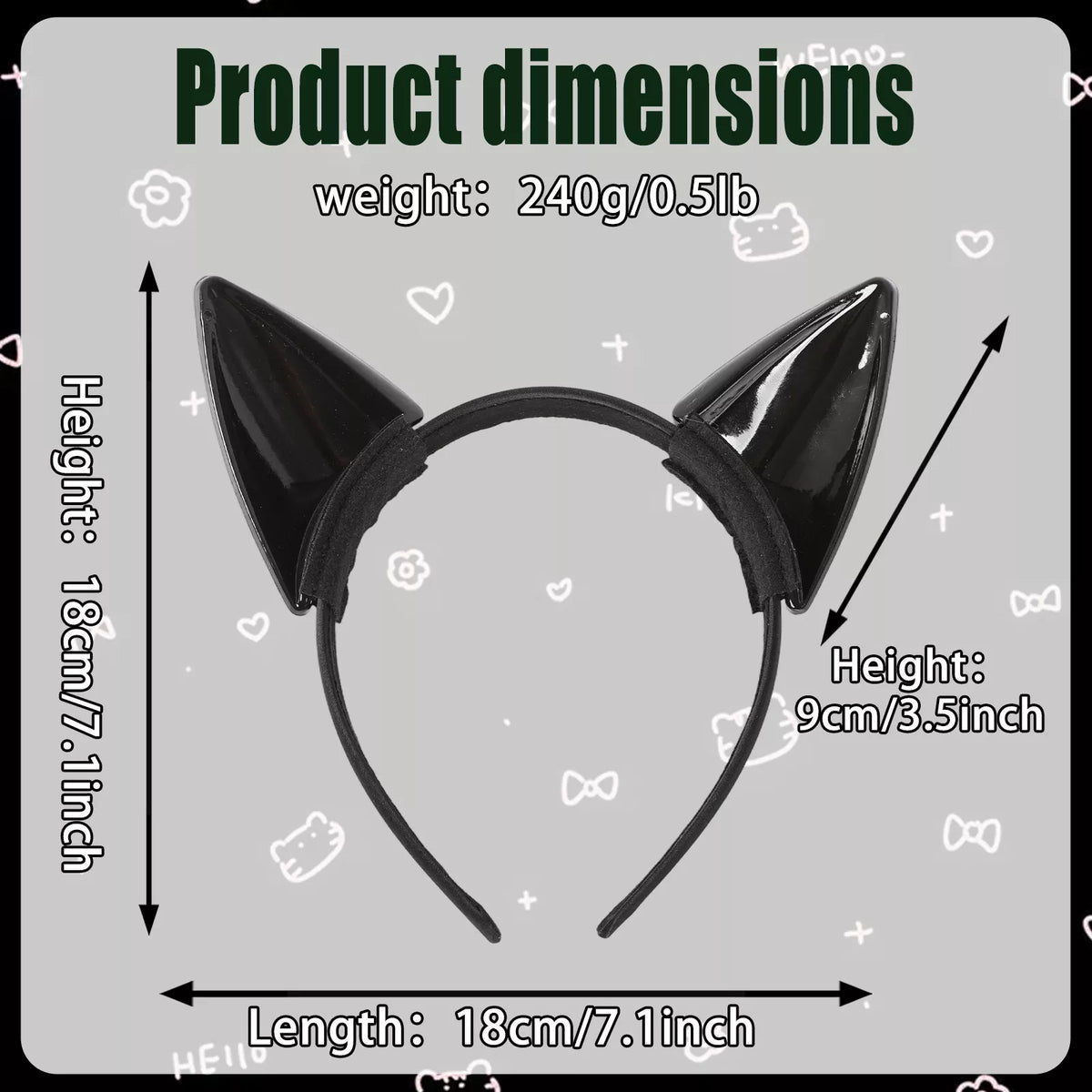 Halloween Cosplay Cat Ear Headband - Lilixa.store
