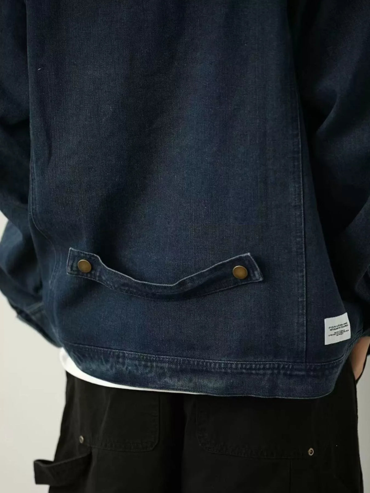 Men's Full Size Washed Zip Up Denim Jacket Plus Size - Lilixa.store