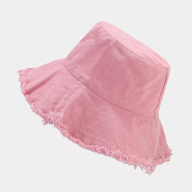 Frayed Edge Bucket Hat - Lilixa.store