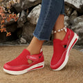 Breathable Mesh Wedge Sneakers - Lilixa.store
