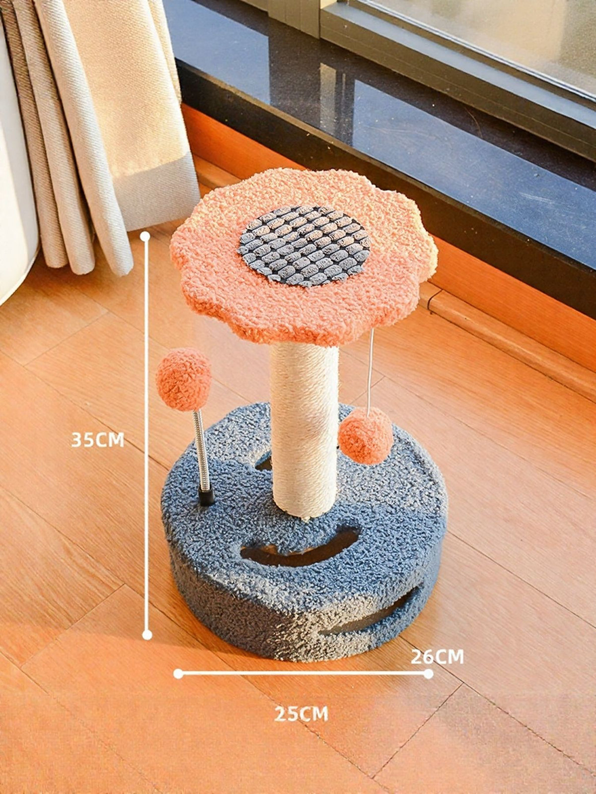Cat Scratching Posts with Dangling Balls - Lilixa.store