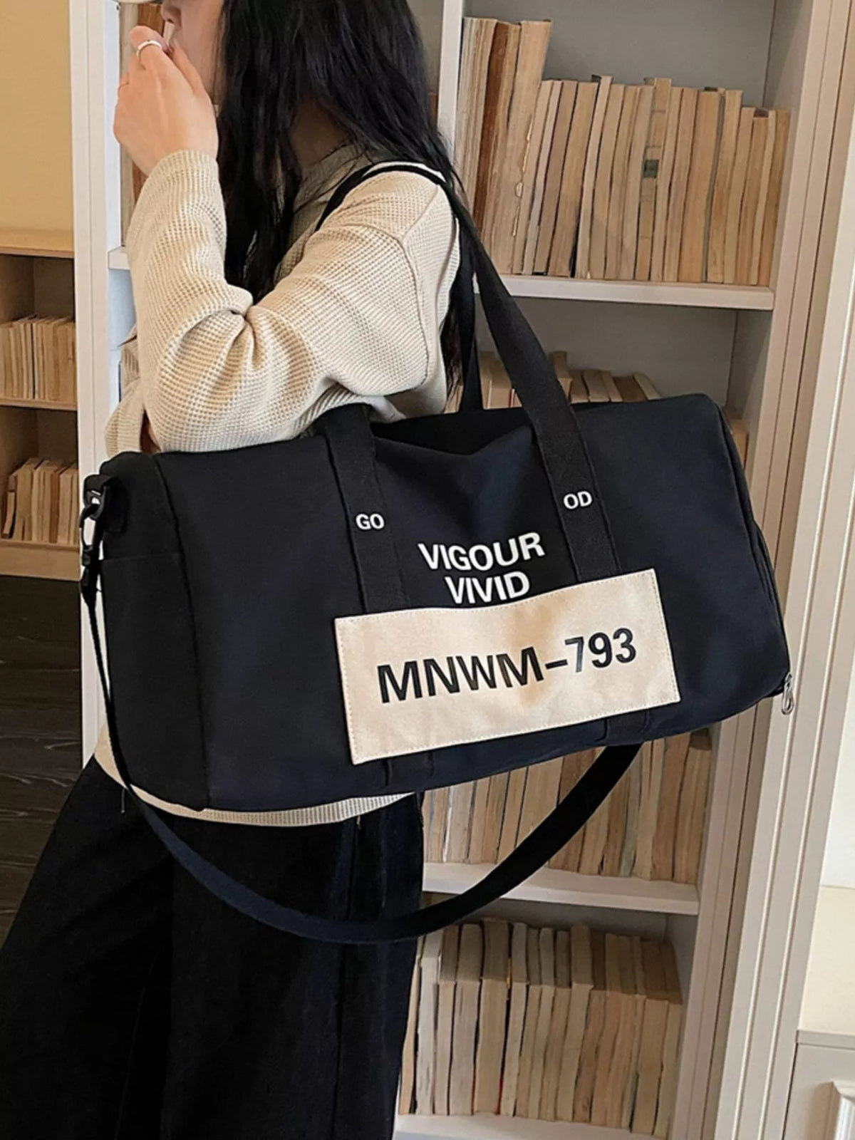 Letter Nylon Travel Bag - Lilixa.store