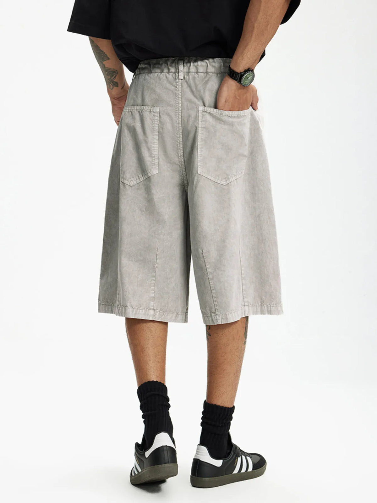 Men's Wide-Leg Shorts, view 4