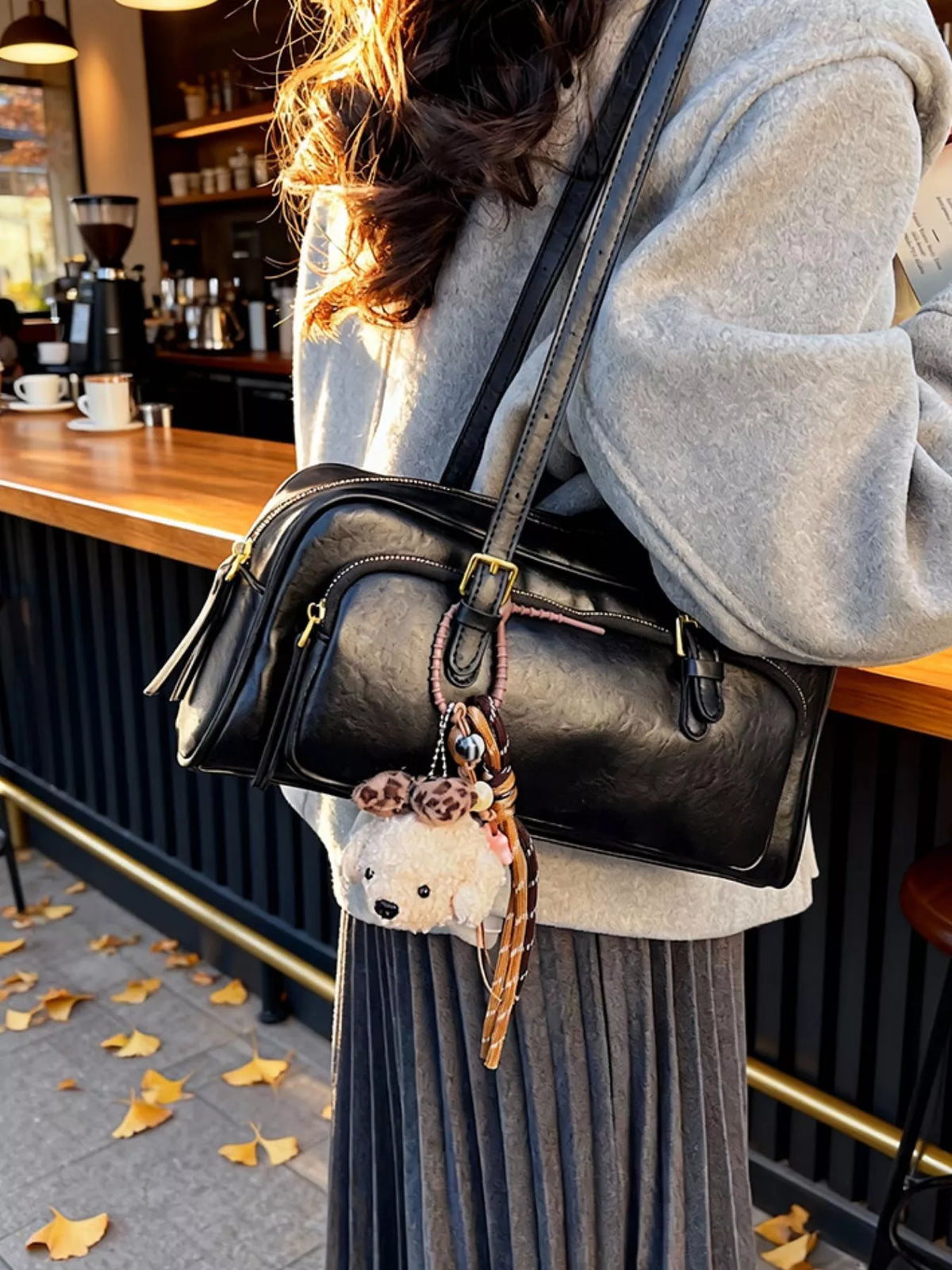 PU Leather Shoulder Bag - Lilixa.store