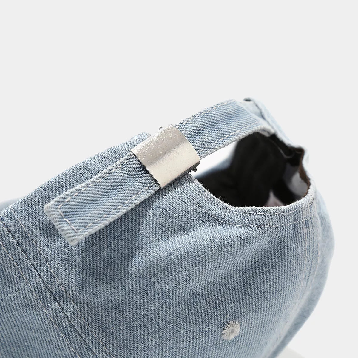 Distressed Denim Baseball Cap - Lilixa.store