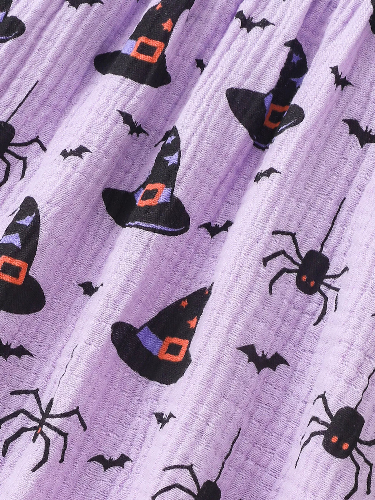 Children's Smocked Halloween Print Dress - Lilixa.store