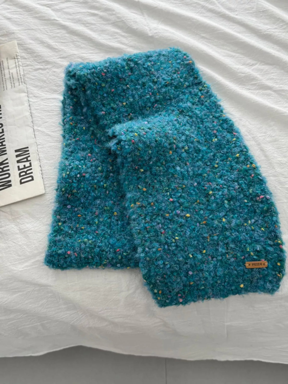 Cozy Knitted Multicolor Speckled Scarf - Lilixa.store