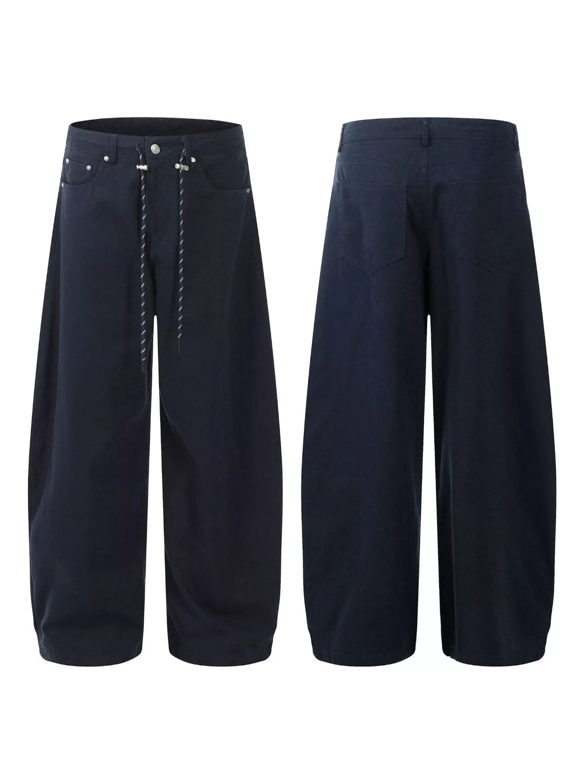 Men's Wide Leg Drawstring Pants - Lilixa.store