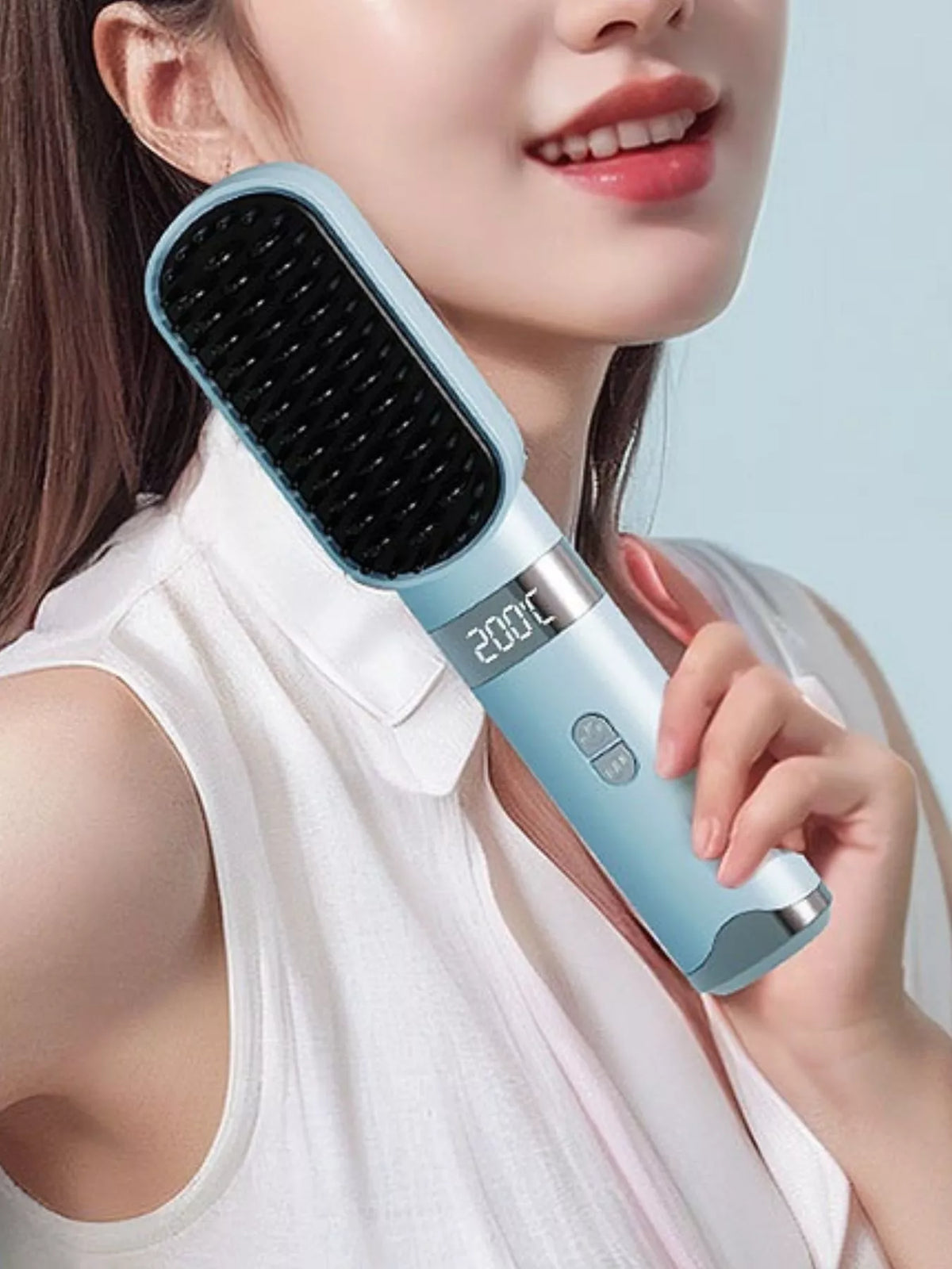 Fast Heating LCD Display Straightening Comb - Lilixa.store