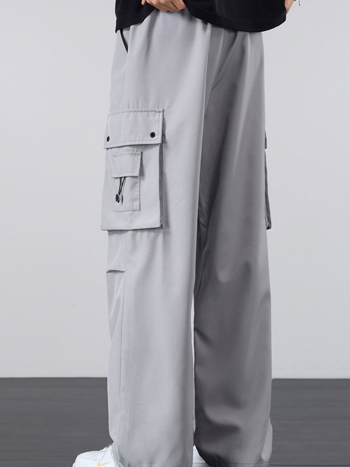 Men's Plus Size Loose Fit Cargo Pants, view 4