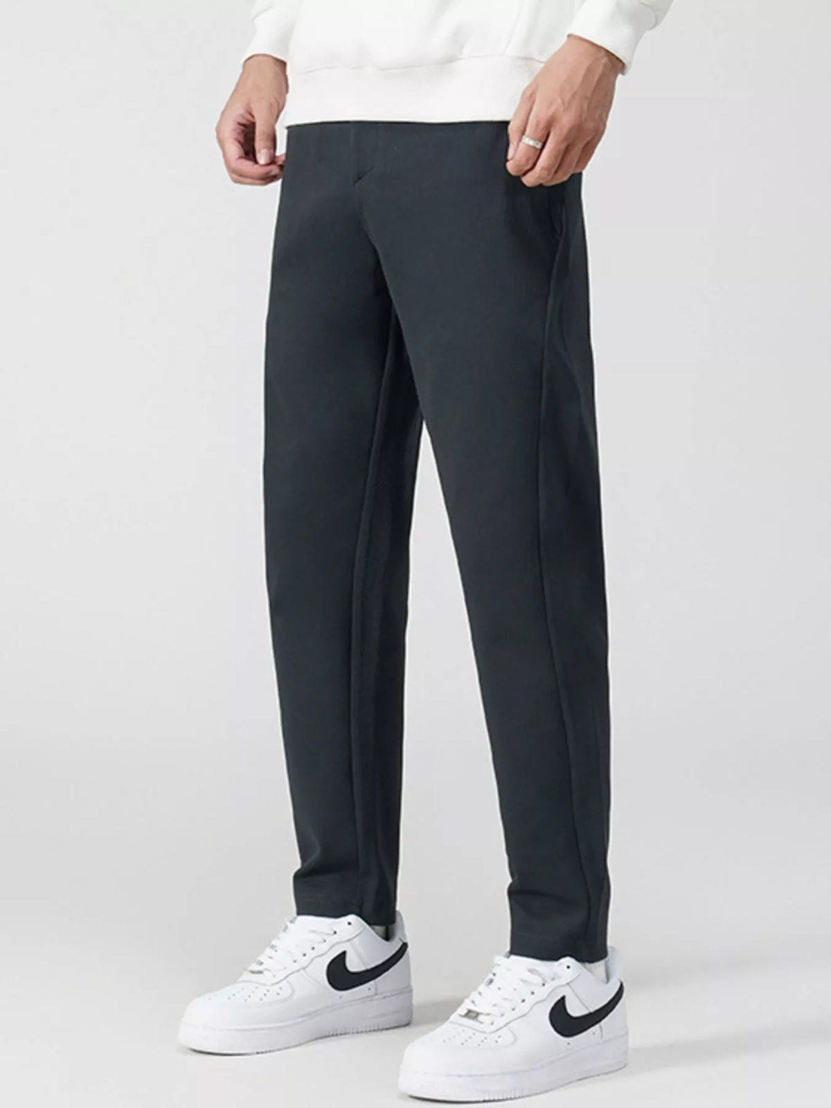 Men's Plus Size Slim-Fit Stretch Pants, view 4